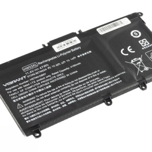 HW03XL HSTNN-DB9Y HSTNN-IB90 L97300-005 Battery for HP Pavilion 15-eg0010TX 15-eg1012TU 17-cn0xxx (11.4V 47Wh 3-Cell Li-Poly) – Front view top 45° angle