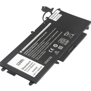 K5XWW 6CYH6 725KY Battery for Dell Latitude 5289 12 inch 2-in-1 7390 13 inch 2-in-1 (7.6V 55Wh 4-Cell Li-Poly) – Front view top 45° angle