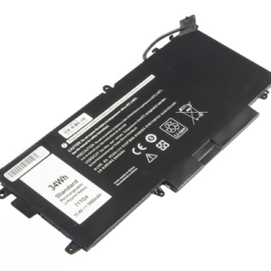 K5XWW 71TG4 Battery for Dell Latitude 5289 7389 7390 2-in-1 (11.1V 33Wh 3-Cell Li-Poly) – Front view top 45° angle