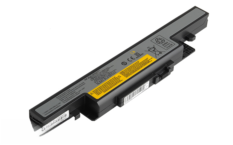 L11L6R02 L11S6R01 L12L6E01 L12S6A01 L12S6E01 battery for Lenovo IdeaPad Y400N Y400P Y410P Y490P Y500N Y510P Y590P (10.8V 5200mAh/56Wh 6-Cell) – Front view top 45° angle