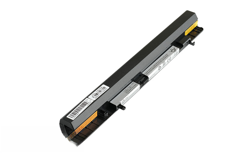 L12L4A01 L12L4K51 L12M4A01 L12M4E51 L12M4K51 Battery for Lenovo IdeaPad S500 Flex 14 15 Series (14.4V 37Wh 4-Cell) – Front view top 45° angle