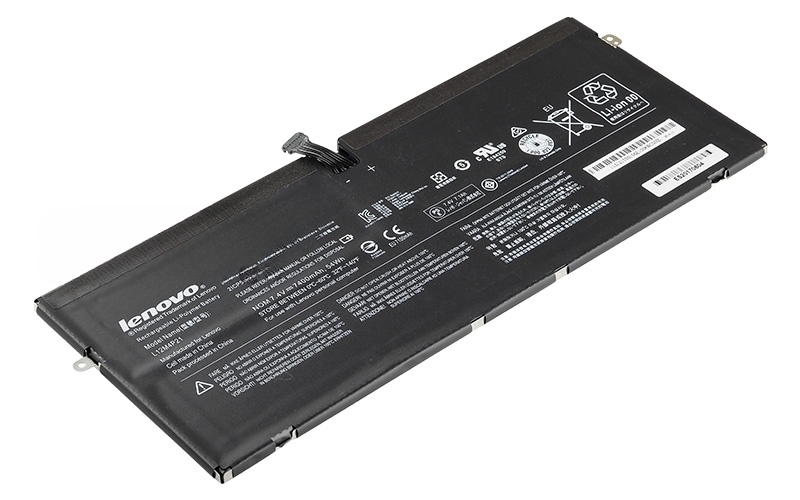 L12M4P21 battery 7.4V 47Wh for Lenovo IdeaPad Yoga 2 Pro (20266) – Front view top 45° angle