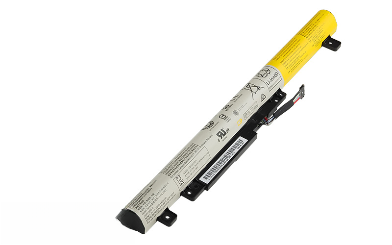 L13L4A61 L13L4E61 L13M4A61 L13S4A61 Battery for Lenovo IdeaPad Flex 2-14 2-15 (7.2V 37Wh 4-Cell) – Front view top 45° angle