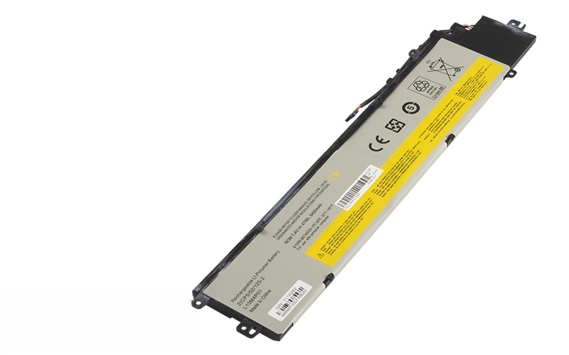 L13M4P01 L13L4P01 L13C4P01 Battery for Lenovo Y40-70 Y40-80 (7.4V 47Wh 4-Cell Li-Polymer) – Front view top 45° angle
