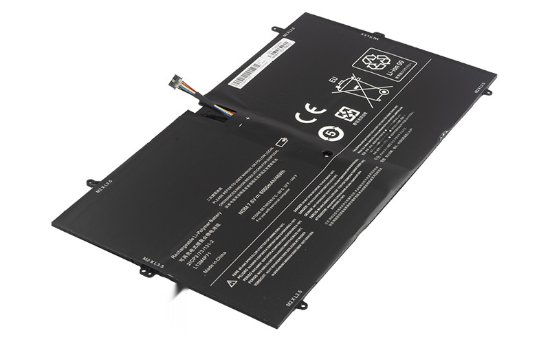 L13M4P71 L14S4P71 Battery for Lenovo Yoga 3 Pro 1370 (7.6V 46Wh 4-Cell Li-Polymer) – Front view top 45° angle