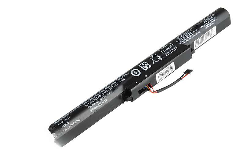 L14S4A01 L14L4A01 L14L4E01 L14S4E01 Battery for Lenovo Z41-70 Z51-70 IdeaPad 510s 500s (14.4V 37Wh 4-Cell) – Front view top 45° angle