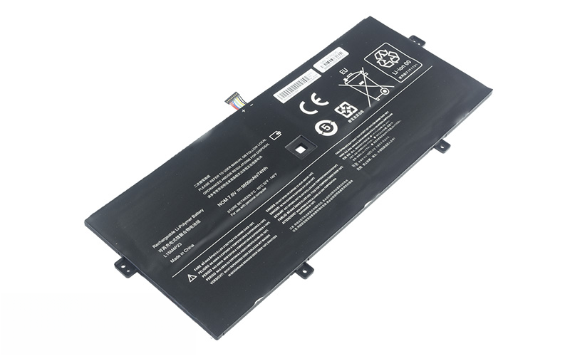 L15C4P22 L15M4P21 L15M4P23 Battery for Lenovo Yoga 910-13IKB (7.6V 74Wh 4-Cell Li-Poly) – Front view top 45° angle