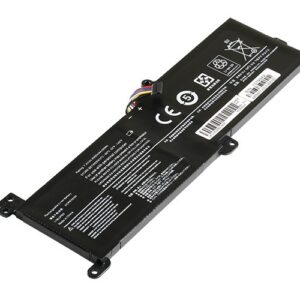 L16L2PB1 L16L2PB2 L16S2PB2 L16L2PB3 L16C2PB2 Battery for Lenovo IdeaPad 320-14iap 320-14ast 320-15iap 320-15ast 320-15abr (7.6V 34Wh 2-Cell Li-Polymer) – Front view top 45° angle