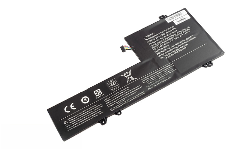 L16M4PB2 L16C4PB2 L16L4PB2 Battery for Lenovo IdeaPad 720S-14IKB (15.2V 44Wh 4-Cell Li-Poly) – Front view top 45° angle