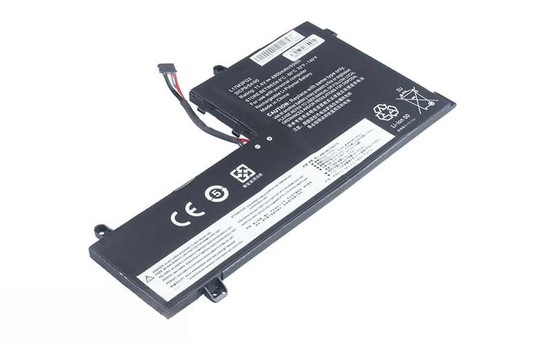 L17M3PG2 5B10Q88560 5B10Q88555 Battery for Lenovo Legion Y730-15ICH Type 80HD Y740-15ICH Y7000P-1060 with long connector cable (11.4V 53Wh 3-Cell Li-Poly) – Front view top 45° angle
