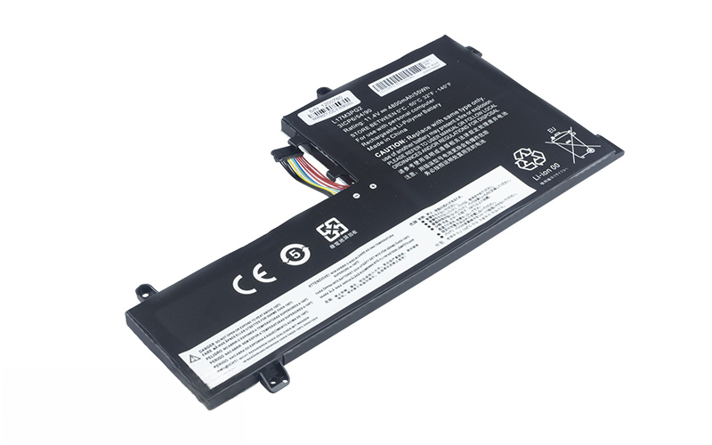L17M3PG2 5B10Q88560 5B10Q88555 Battery for Lenovo Legion Y730-15ICH Type 80HD Y740-15ICH Y7000P-1060 with medium length connector cable (11.4V 53Wh 3-Cell Li-Poly) – Front view top 45° angle