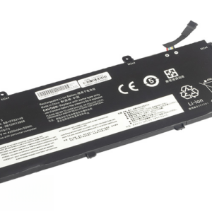L18M3P74 L18L3P73 L18C3P72 Battery for Lenovo ThinkPad T490 T14 Gen 1 Gen 2 (11.55V 50Wh 3-Cell Li-Poly) – Front view top 45° angle