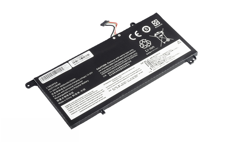 L19L3PDA L19C3PDA L19M3PDA L19D3PDA Battery for Lenovo ThinkBook 14 G2 ITL, 15 G2 ITL, 14 G3 ACL, 15 G3 ACL – Front view top 45° angle