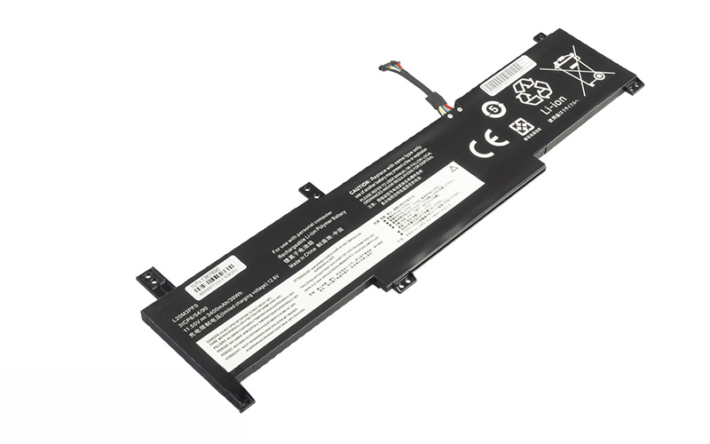 L20L3PF0 L20C3PF0 L20M3PF0 Battery for Lenovo S14 G2 ITL S15 G2 ALC IdeaPad 14 ALC7 IdeaPad 15 ALC7 (11.55V 39Wh 3-Cell Li-Poly) – Front view top 45° angle