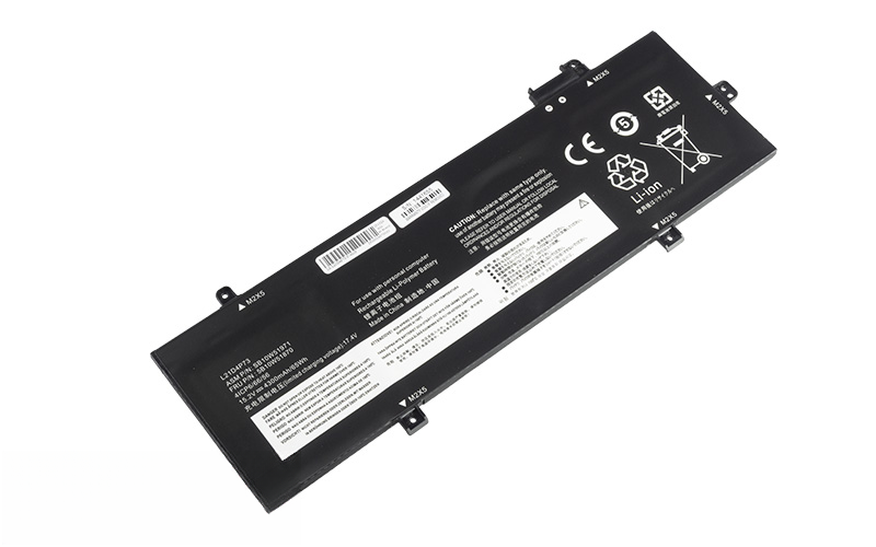 L21D4P73 L21M4P73 L21D4P72 L21L4P72 Battery for Lenovo ThinkPad T16 Gen 1 ThinkPad P16s (15.2V 65Wh 4-Cell Li-Poly) – Front view top 45° angle