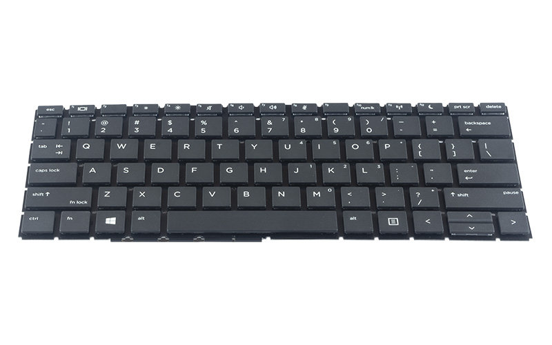 L40741-B31 Keyboard for HP ProBook 430 G6 – Front view – keys & layout