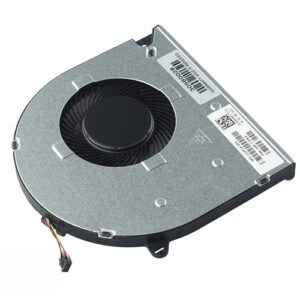 L52034-001 CPU Fan for HP 15-du 15s-du0002TX 15-dw0054WM (without heatsink) – Top – fan blades visible
