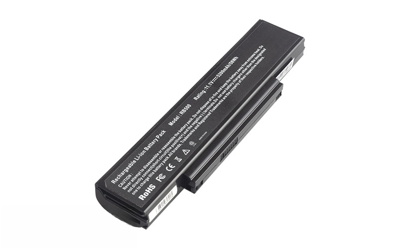 LB62119E Battery for LG R500 S510-X (10.8V 58Wh 6-Cell) – Front view top 45° angle