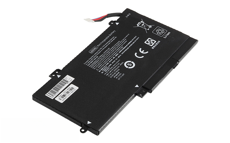 LE03XL 796356-005 Battery for HP ENVY m6-w101dx x360 Pavilion 13-s120nr x360 Convertible PC (11.4V 39Wh 3-Cell Li-Polymer) – Front view top 45° angle