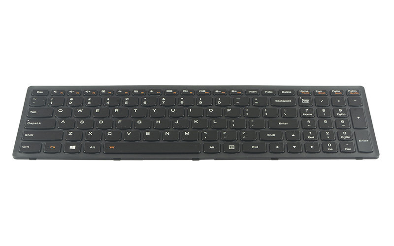 Lenovo IdeaPad Flex 15 Type 80C5 Keyboard – Front view – keys & layout