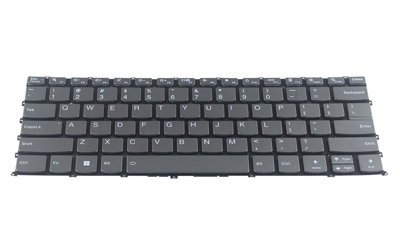 Lenovo IdeaPad Flex 5-14ARE05 Type 81X2 Keyboard – Front view – keys & layout