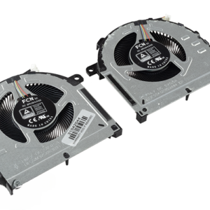 Lenovo IdeaPad Gaming 3-15IHU6 CPU+GPU Cooling Fan Set (no heatsink) – Top – fan blades visible