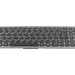 Lenovo IdeaPad Z500 Keyboard (with silver frame) – Front view – keys & layout