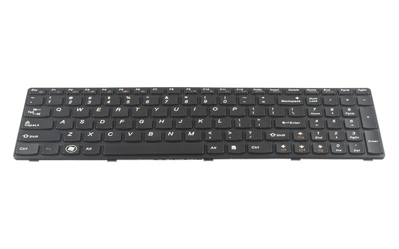 Lenovo&nbsp;IdeaPad&nbsp;Y570 20091 Keyboard – Front view – keys & layout