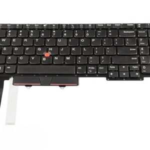 Lenovo ThinkPad E15 Gen 2 Type 20TD Keyboard with Centre Track Point (non-backlit) – Front view – keys & layout