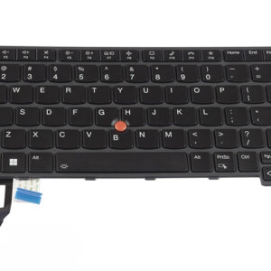 Lenovo ThinkPad L14 Gen 3 Gender4 Keyboard (with backlit keys and center track point) – Front view – keys & layout