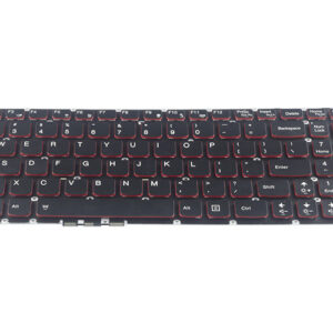 Lenovo Y50-70 Type 80EJ Keyboard – Front view – keys & layout