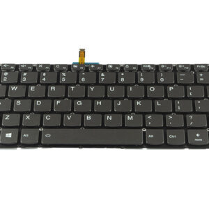 Lenovo YOGA 520-14ikb Model 81C8 Keyboard - No Top Frame - [Delete] Button at Top-Right Corner – Front view – keys & layout