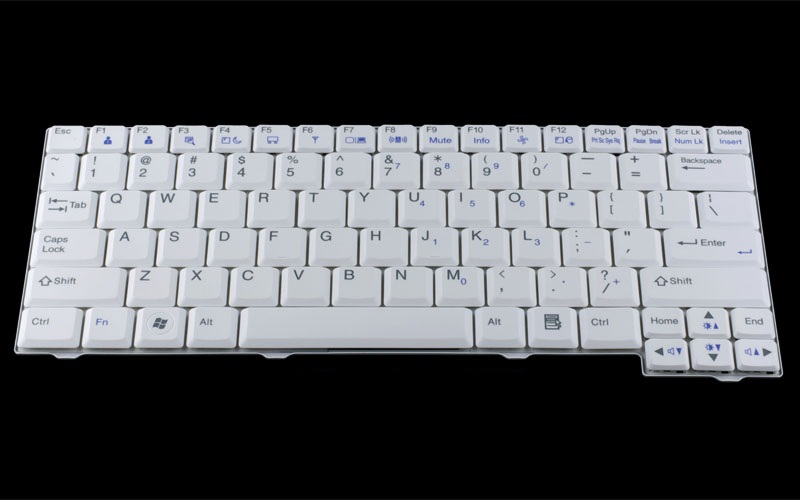 LG X130 Keyboard – Front view – keys & layout