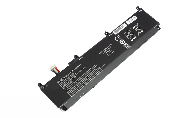MB06XL HSTNN-IB9E L78553-005 Battery for HP ZBook Studio G7 G8 (11.55V 80Wh 6-Cell Li-Poly) – Front view top 45° angle