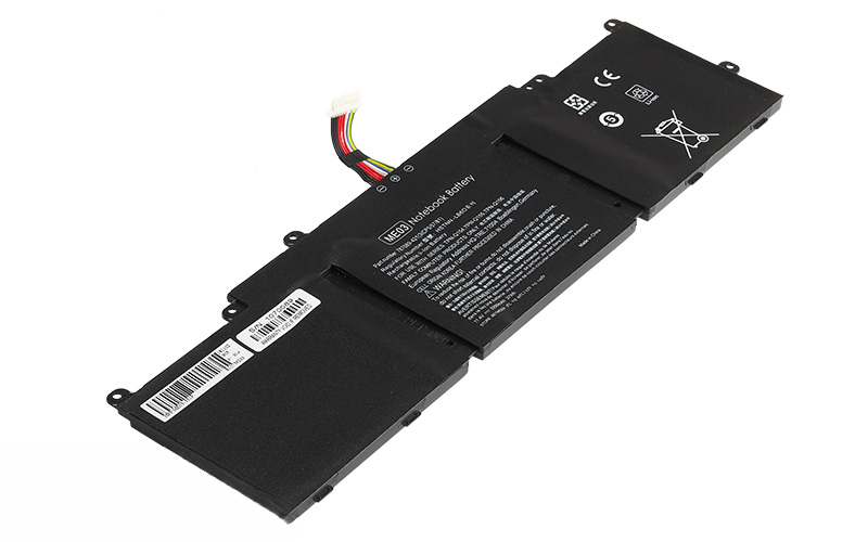 ME03XL 787521-005 HSTNN-UB6M 787089-541 Battery for HP 11-D001TU 13-C001TU Stream 11-D011WM 11-D020NR (11.4V 37Wh) – Front view top 45° angle