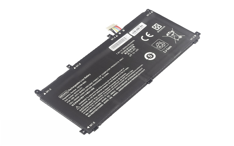 ME04XL 937434-855 937519-171 HSTNN-IB8D Battery for HP Elite x2 1013 G3 (7.6V 46Wh 4-Cell Li-Poly) – Front view top 45° angle