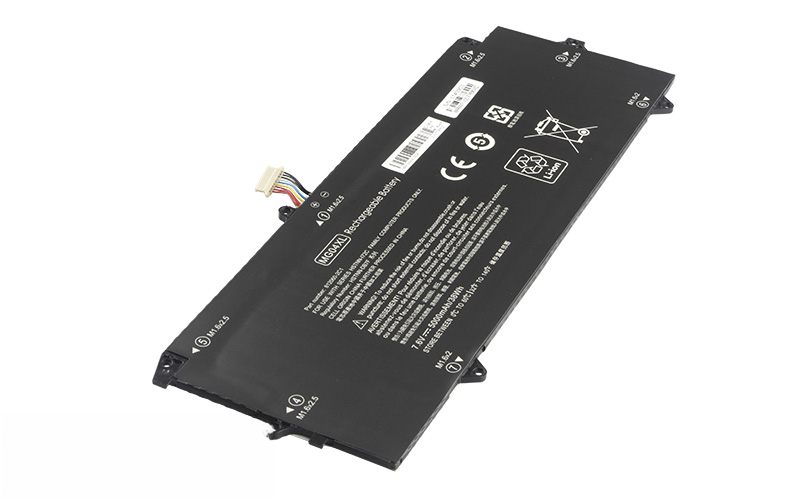 MG04XL 812060-2C1 812205-001 HSTNN-DB7F Battery for HP Elite X2 1012 G1 (7.6V 38Wh 4-Cell Li-Poly) – Front view top 45° angle