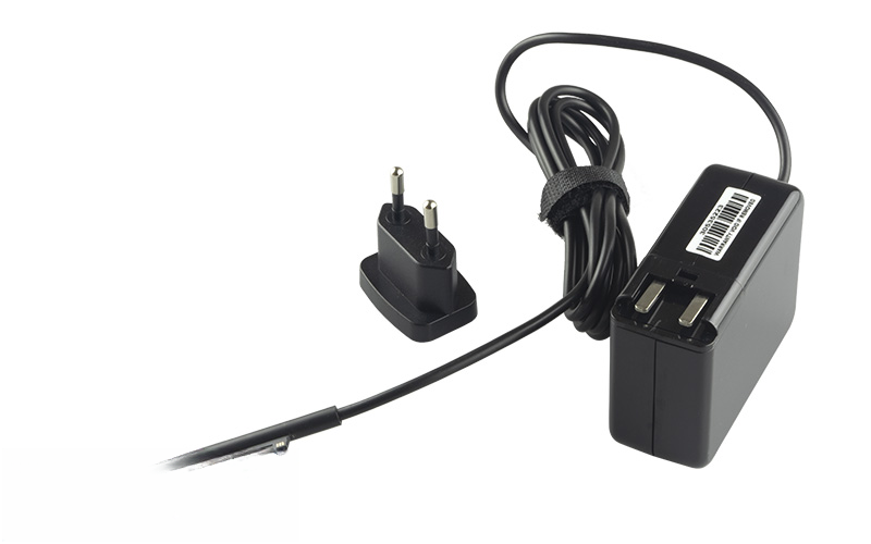 Microsoft Surface Pro 3 Model No. 1631 AC Adapter – Angled front – 3 sides visible
