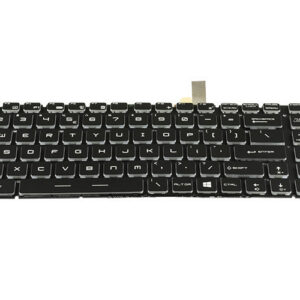 MSI CX72 7QL GP62&nbsp;7RE Keyboard – Front view – keys & layout