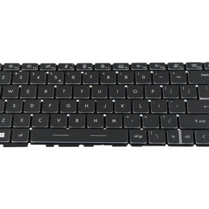 MSI Modern 15 A11MU A11SB MS-1551 Summit B14 A11MOT Keyboard (with backlit keys) – Front view – keys & layout