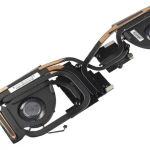 MSI Raider GE76 MS-17K4 CPU and GPU Fan Set with Heatsink – Top – fan blades visible
