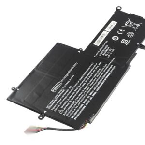 PK03XL HSTNN-DB6S Battery for HP Spectre Pro X360 G1 G2 13-4115TU 13-4003DX 13-4114TU (11.4V 41Wh 3-Cell Li-Poly) – Front view top 45° angle