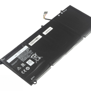 PW23Y Battery for Dell XPS 13 9360 (7.6V 41Wh 4-Cell Li-Poly) – Front view top 45° angle