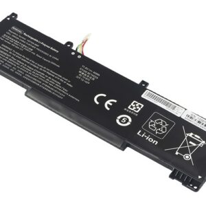 RH03XL Battery for HP ProBook 430 G8 450 G8 450 G9 455 G8 650 G8 (11.4V 40Wh 3-Cell Li-Poly) – Front view top 45° angle