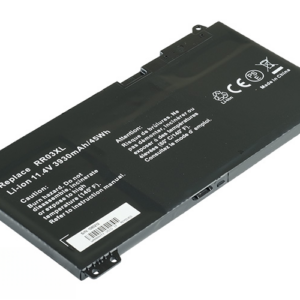 RR03XL 851610-850 HSTNN-Q02C 851477-541 Battery for HP ProBook 430 G4 440 G4 450 G4 (11.4V 45Wh 3-Cell Li-Polymer) – Front view top 45° angle