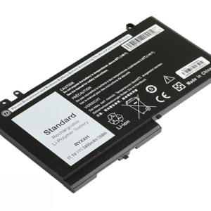RYXXH Battery for Dell Latitude E5450 E5550 E5250 (11.1V 40Wh 3-Cell Li-Polymer) – Front view top 45° angle