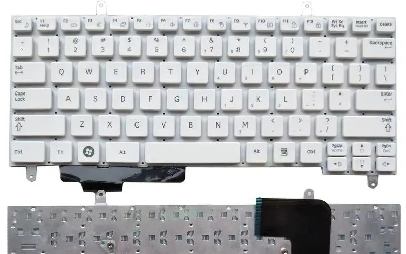 Samsung N210 N220 Keyboard - Refurbiished – Front view – keys & layout