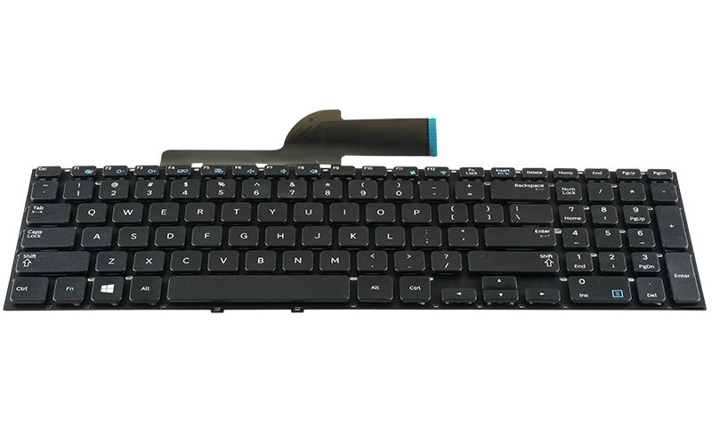 Samsung NP350 Keyboard (P/N: PK130RU1B00 BA59-03270A 9Z.N4NSC.301) – Front view – keys & layout