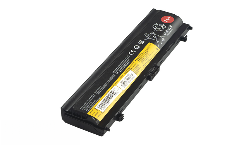 SB10H45071 SB10H45073 00NY486 00NY488 Battery for Lenovo ThinkPad L560 L570 (10.8V 56Wh 6-Cell) – Front view top 45° angle