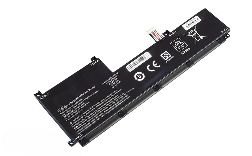 SC04XL HSTNN-IB9R M07392-005 Battery for HP Envy 14-EB (15.4V 54Wh 4-Cell Li-Poly) – Front view top 45° angle